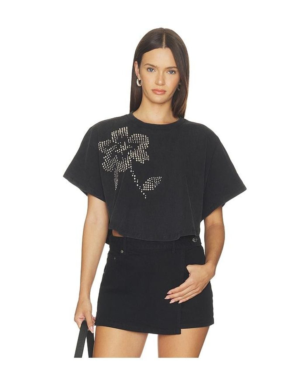 Steve Madden Black Callum Top