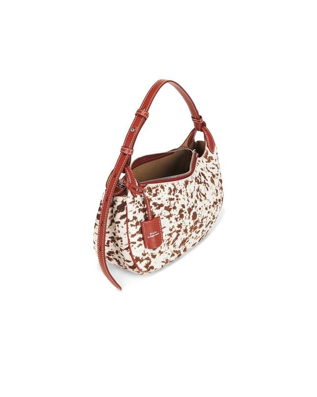 Polo Ralph Lauren Multicolor Haircalf Shoulder Bag