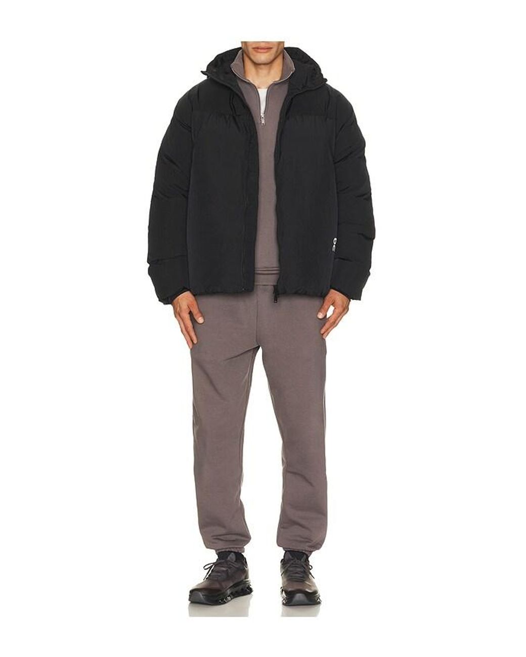 On Shoes Black All-Day Puffer Jacket for men