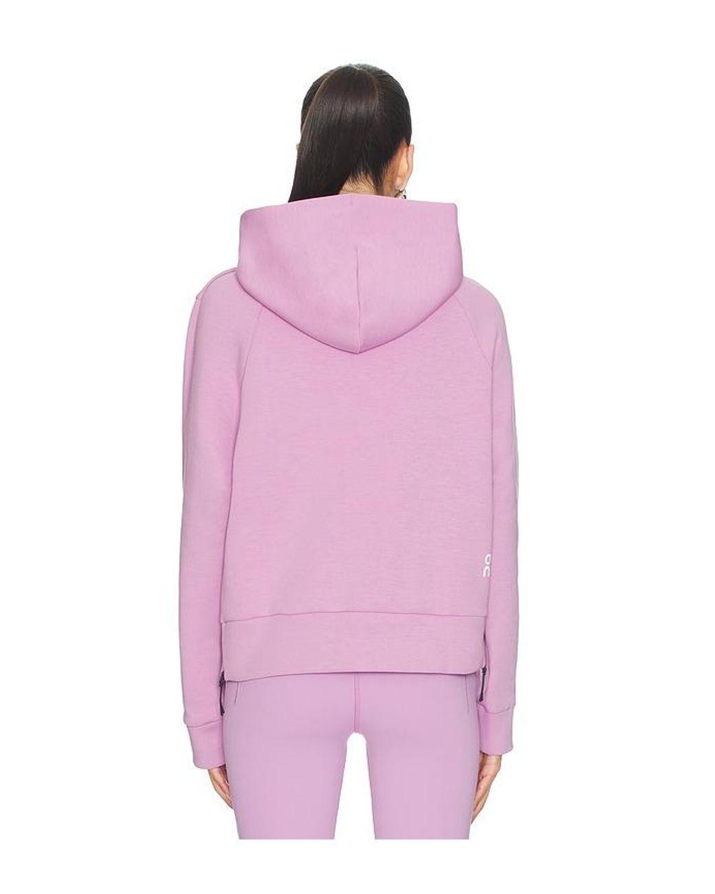 On Shoes Pink Focus Tech Hoodie