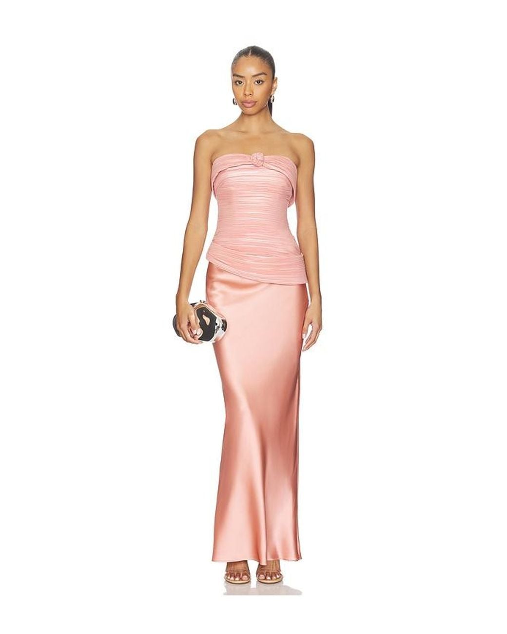 Cult Gaia Pink Ansra Top
