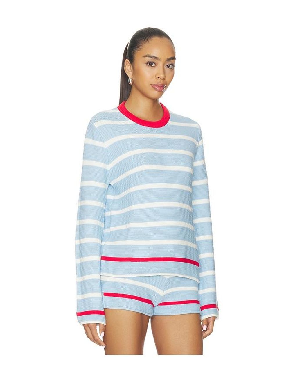 Solid & Striped Blue The Hudson Sweater