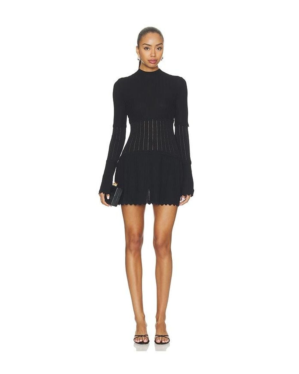 Solid & Striped Black The Amara Dress