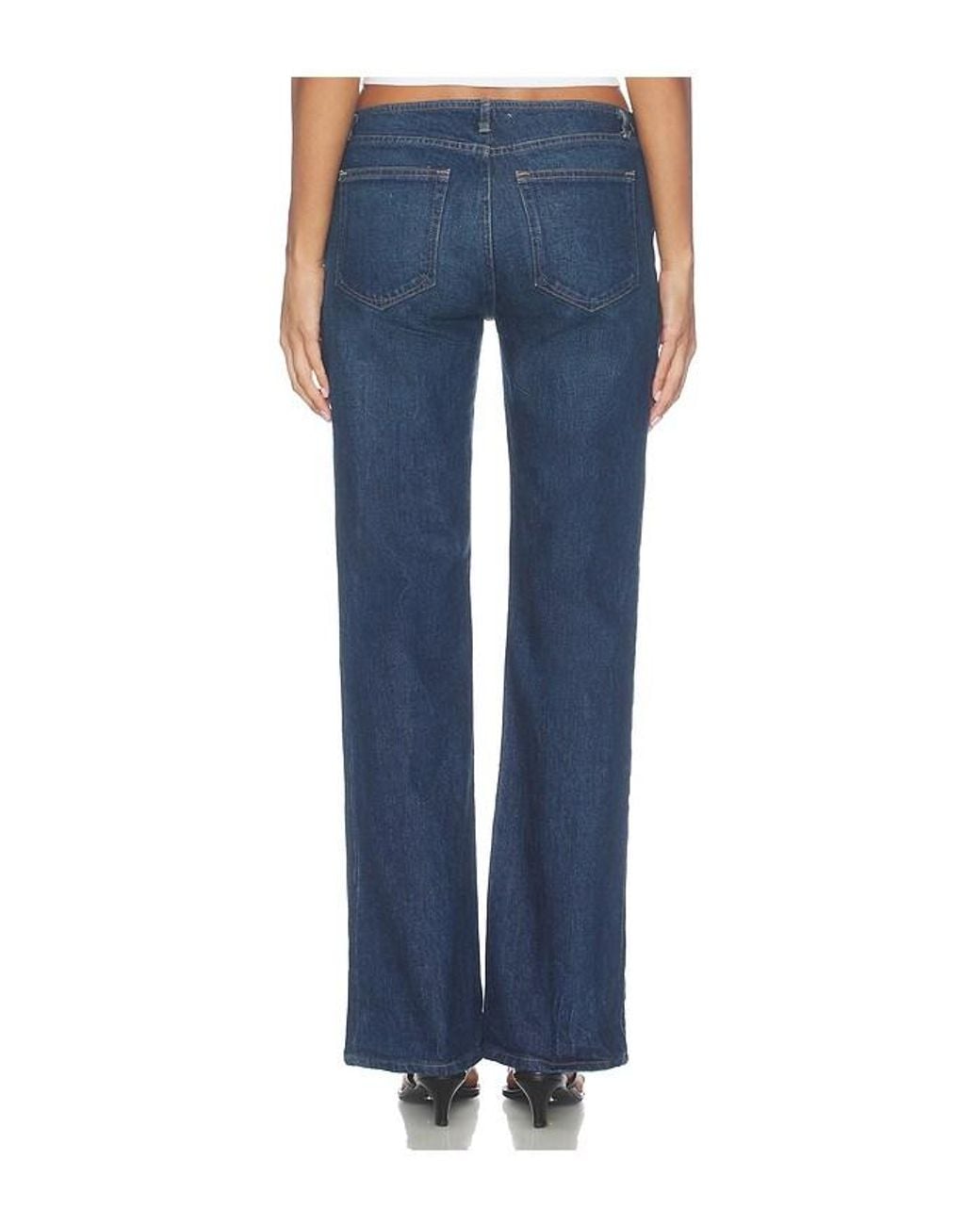 GOOD AMERICAN Blue Bootcut Ghost
