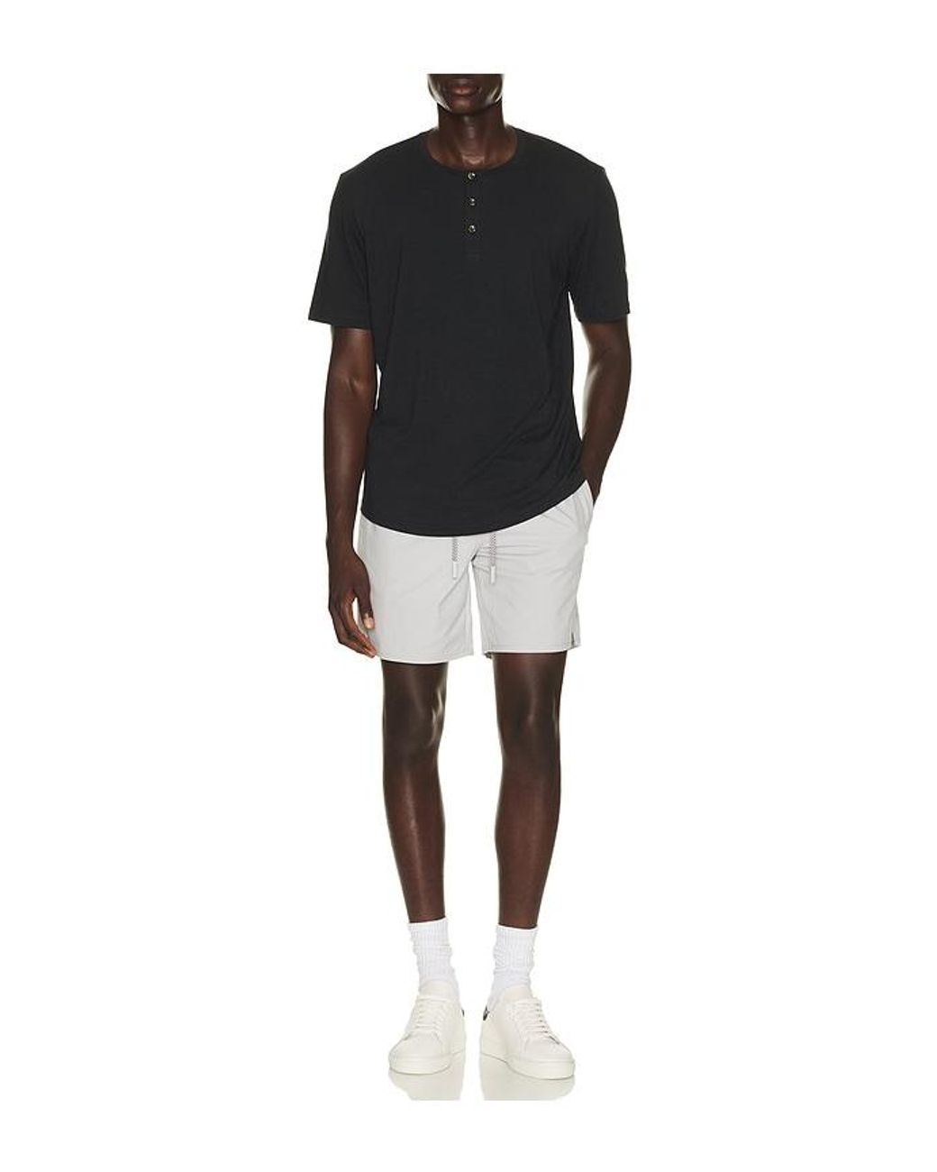 Travis Mathew White Wanderlust E-Waist Short for men
