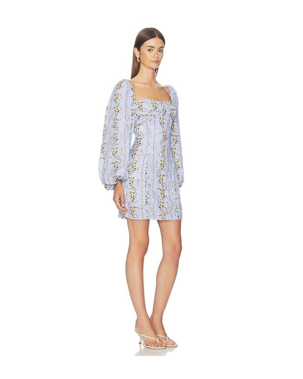 Agua Bendita Blue Lorena Navegante Dress