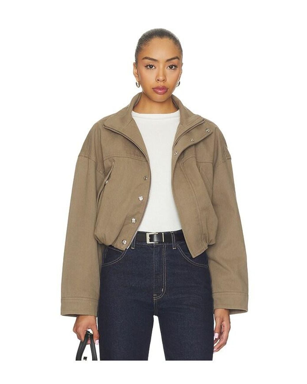 Lovers + Friends Natural Rahul Canvas Jacket