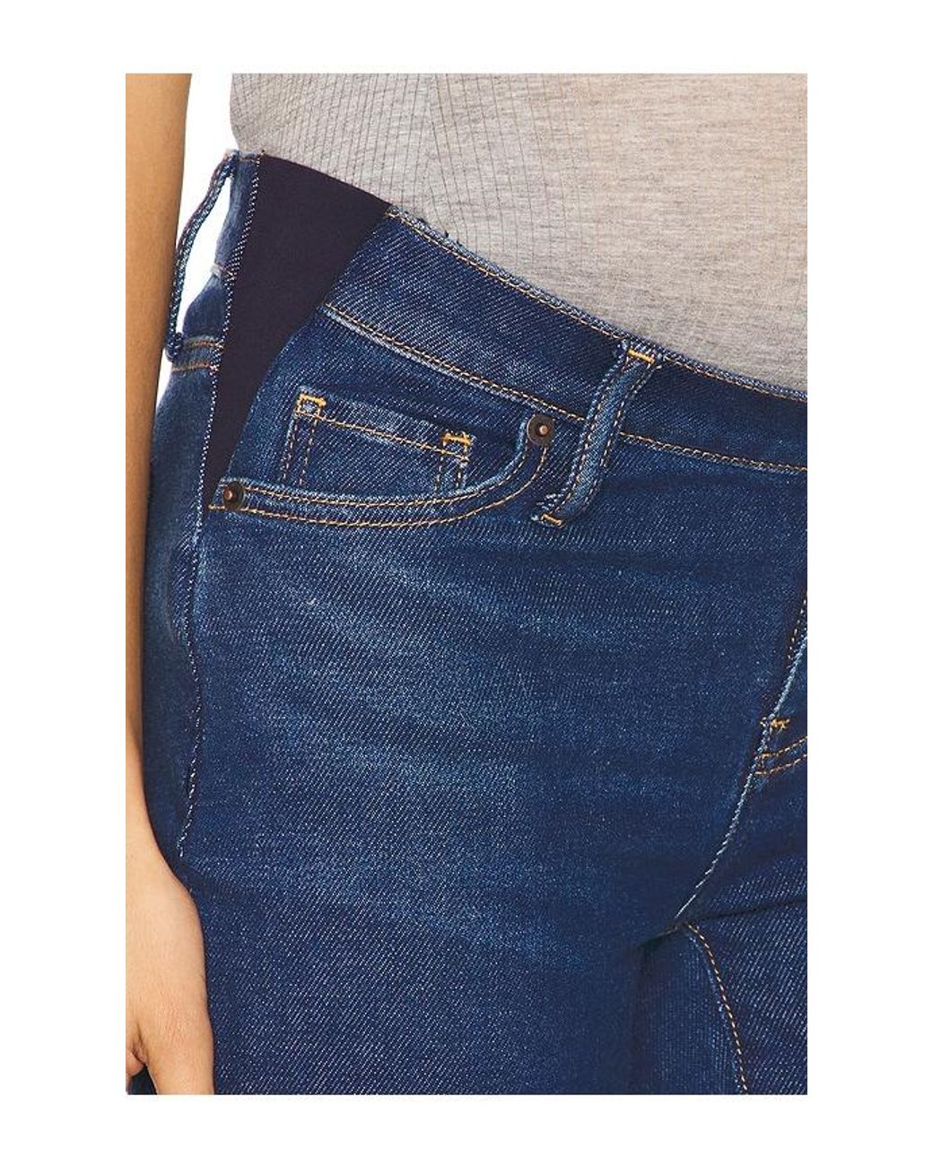 HATCH Blue The Straight Leg Maternity Jeans