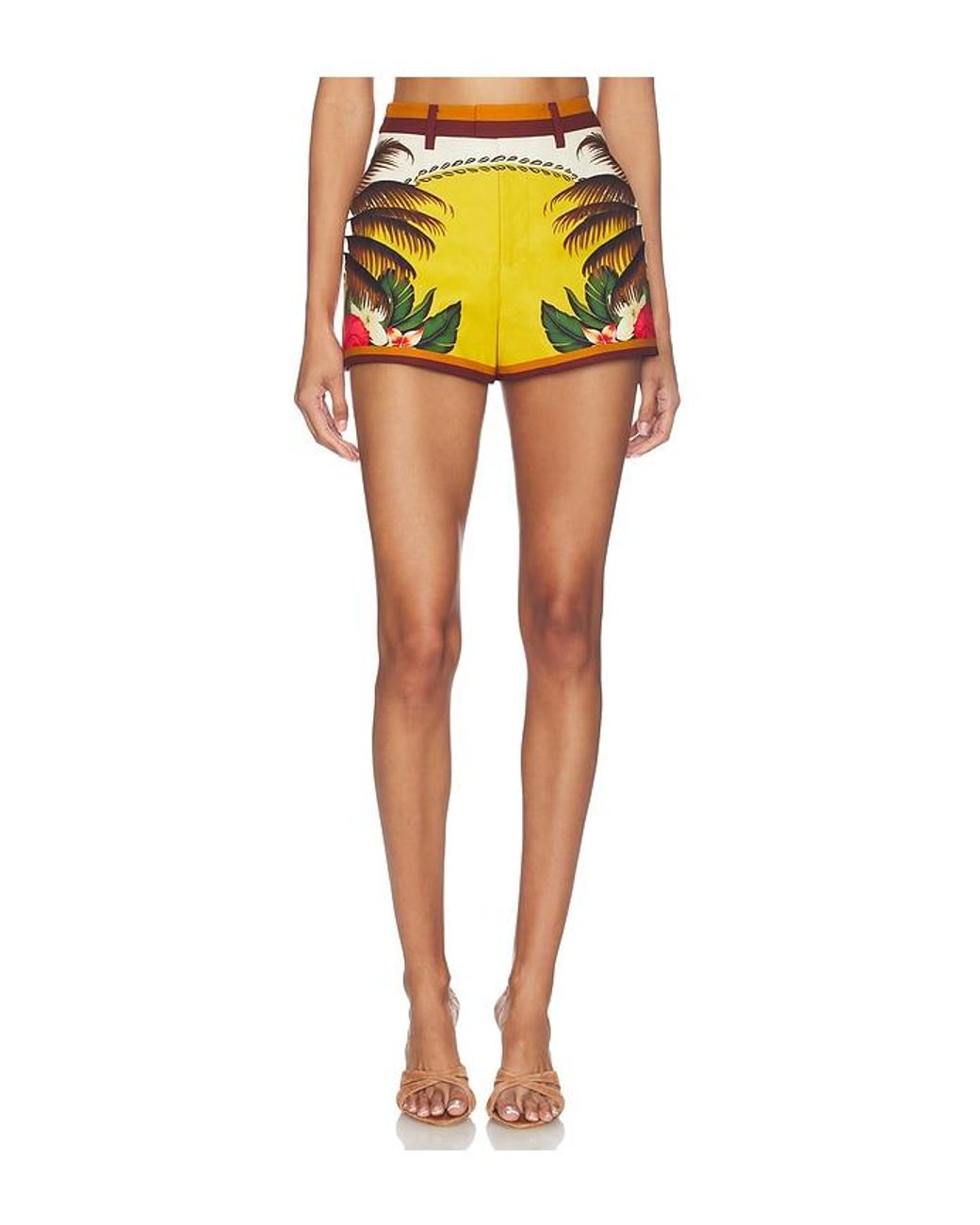 retroféte Yellow Tansie Short