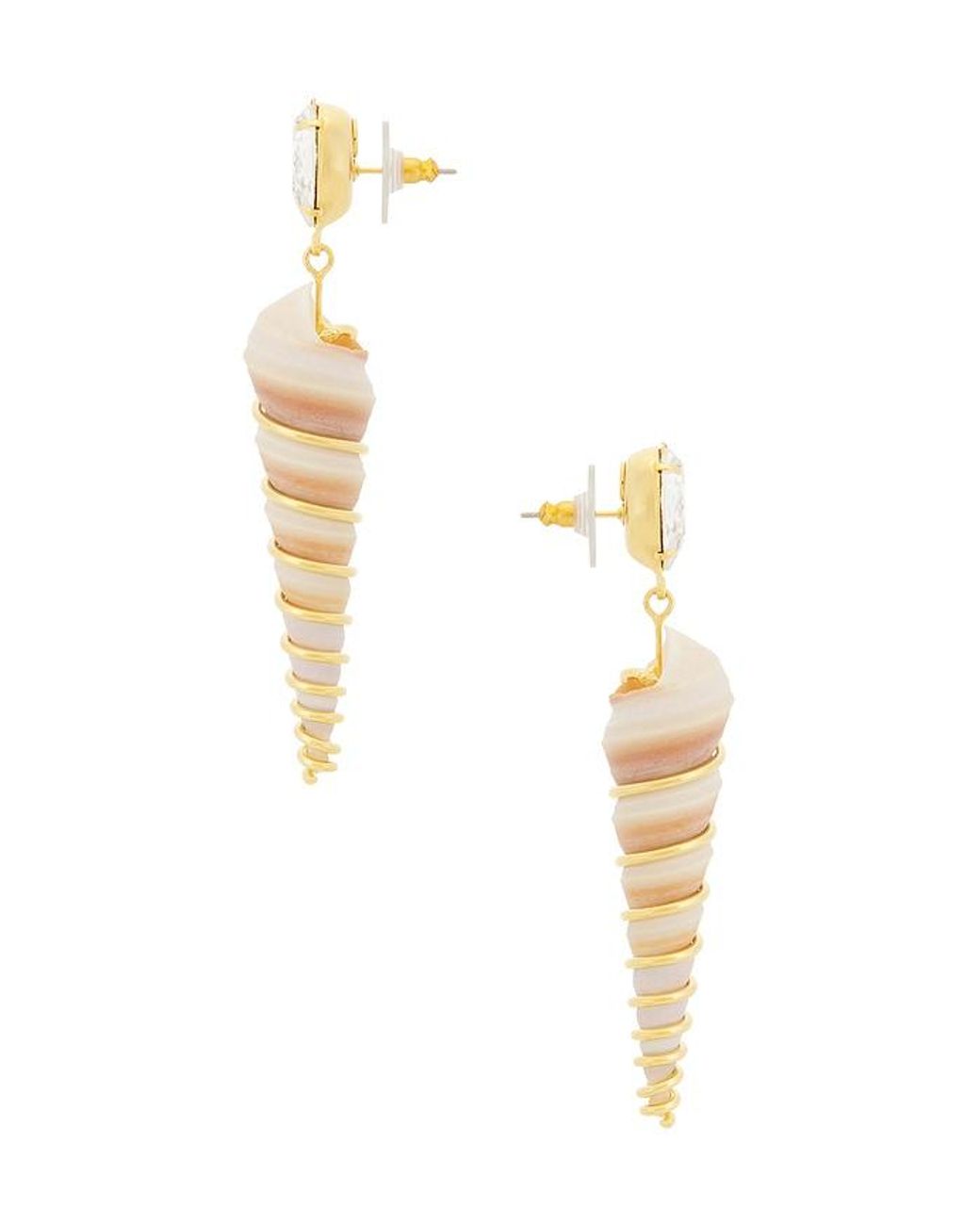 Jennifer Behr White Zingaro Earrings