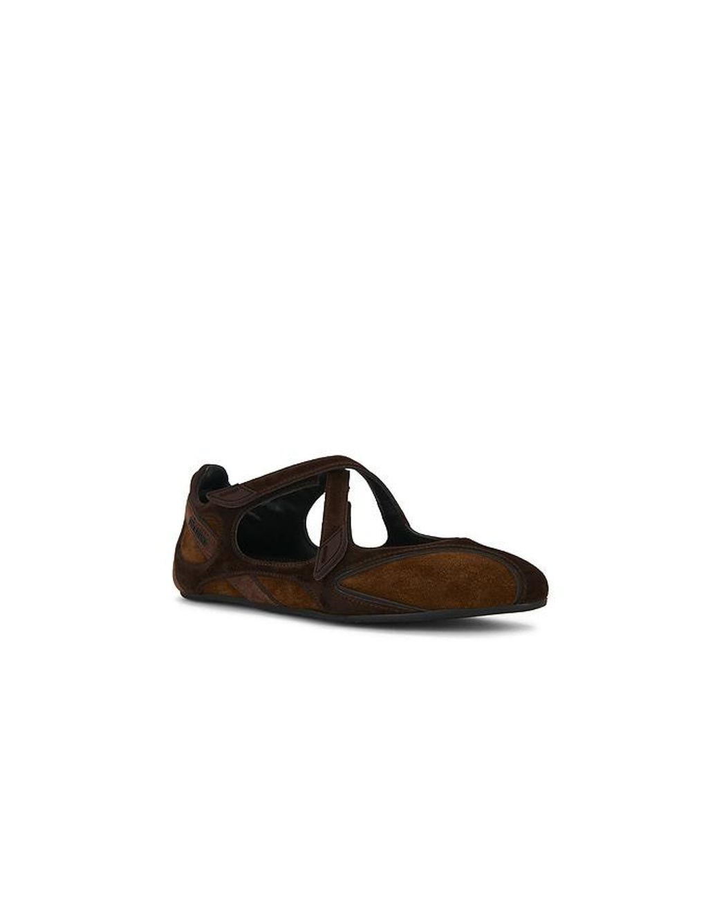 The Attico Black Floor01 Ballerina Flat