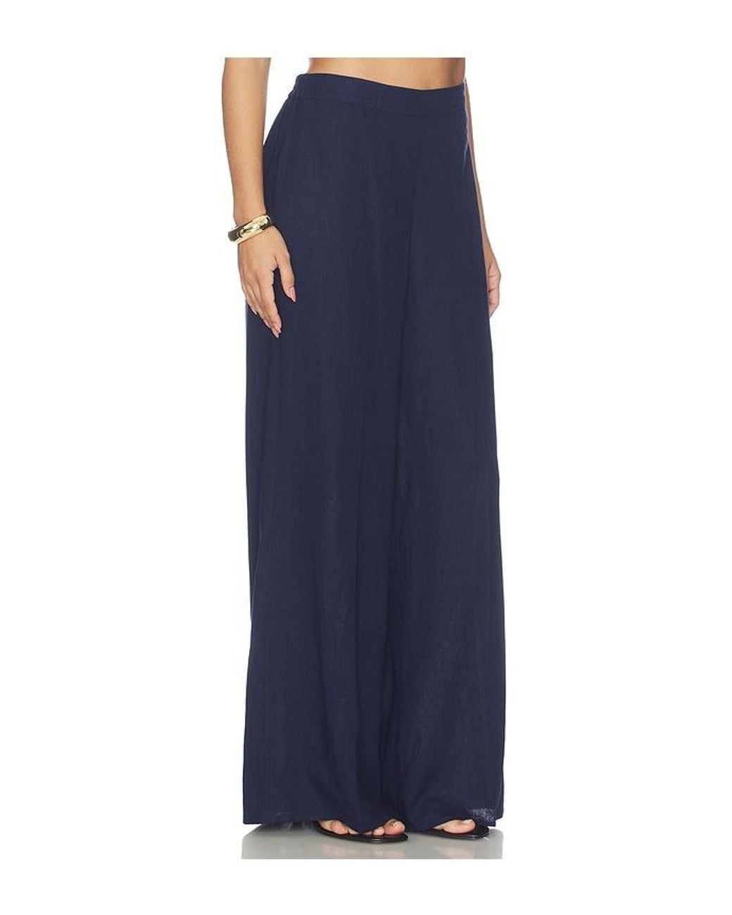 Generation Love Blue Kelela Linen Pants