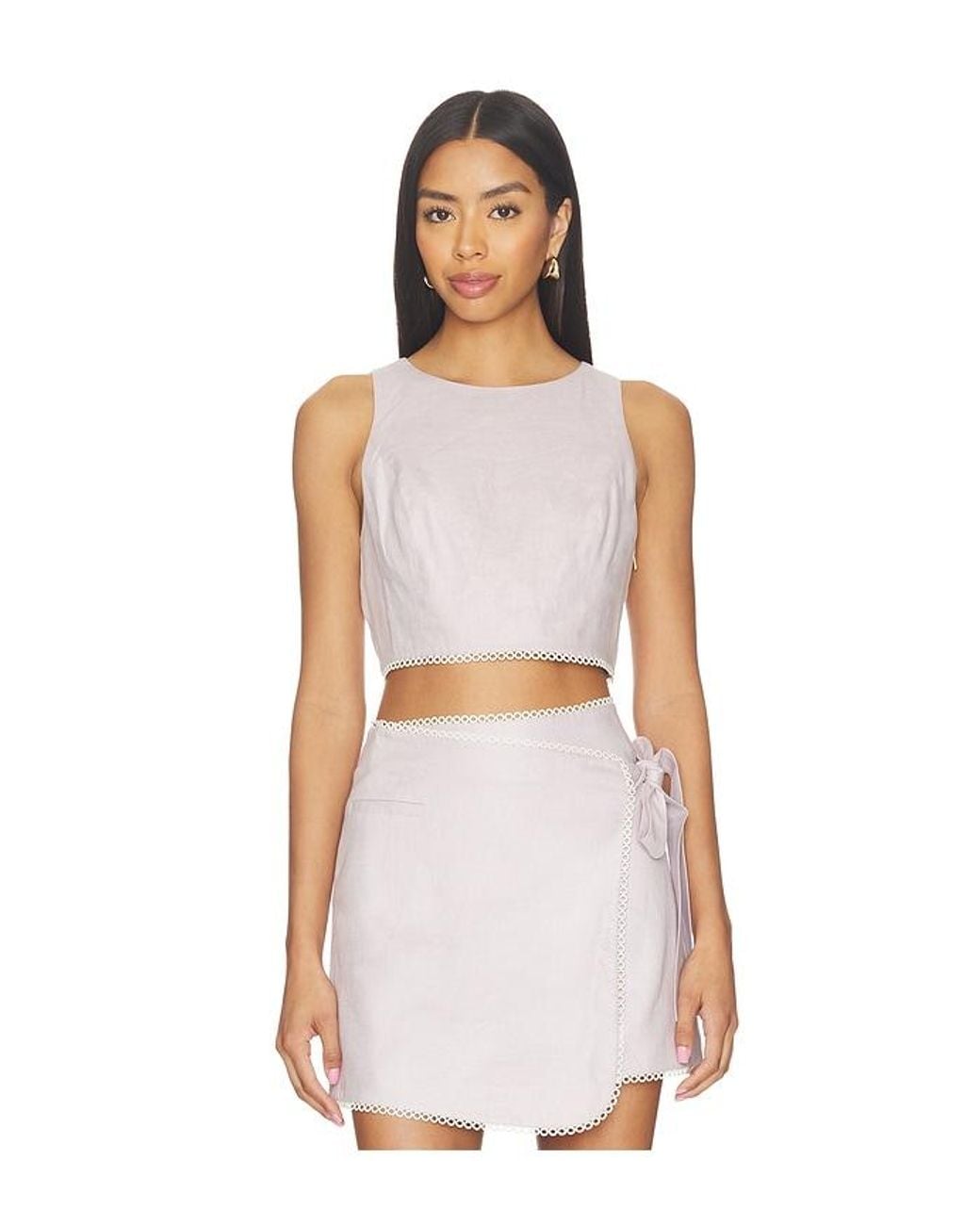 Hevron White Terrel Top