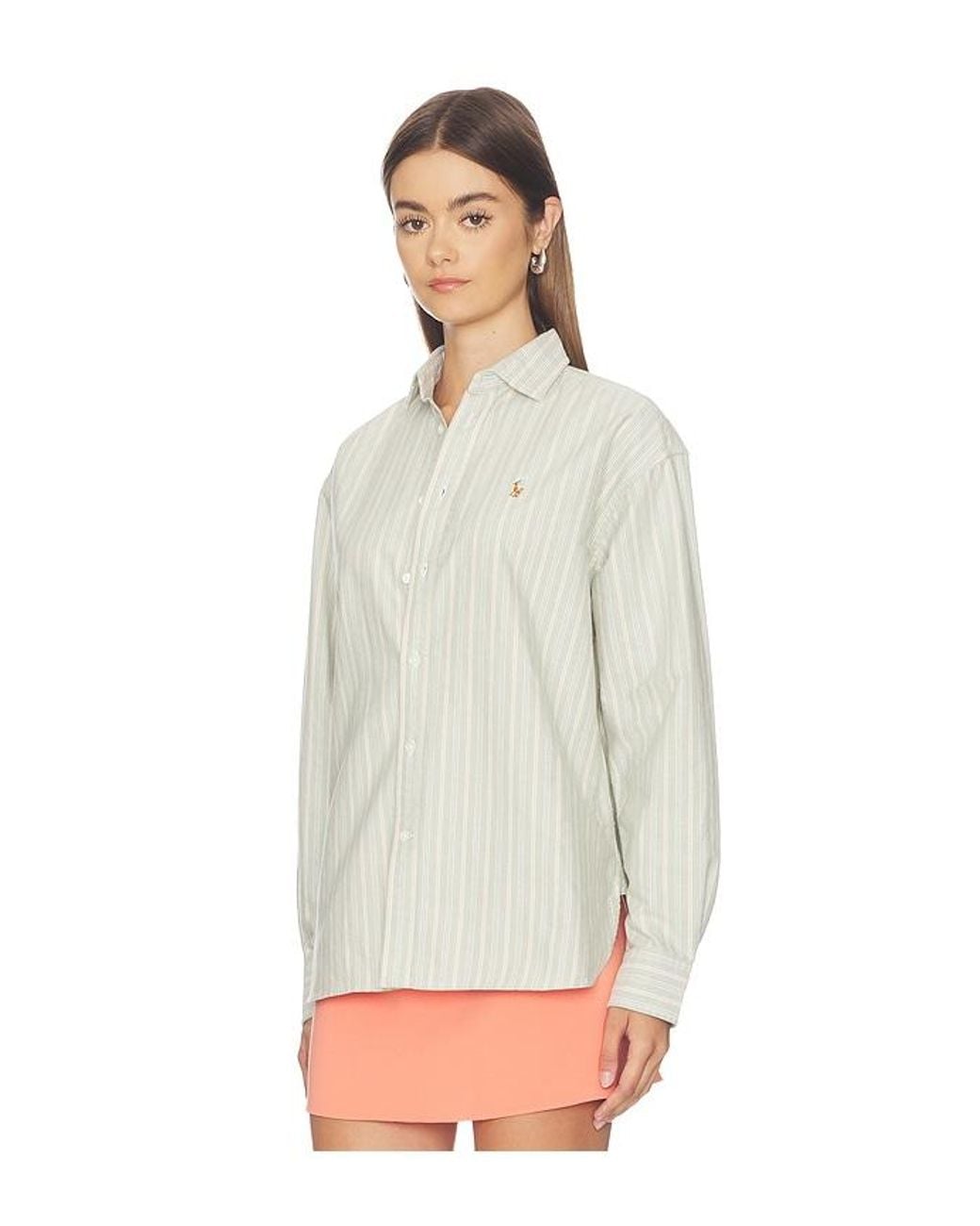 Polo Ralph Lauren Multicolor Oxford Long Sleeve Collared Sport Shirt