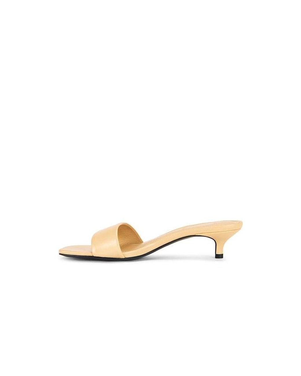 Black Suede Studio White Pantolette Avery 35
