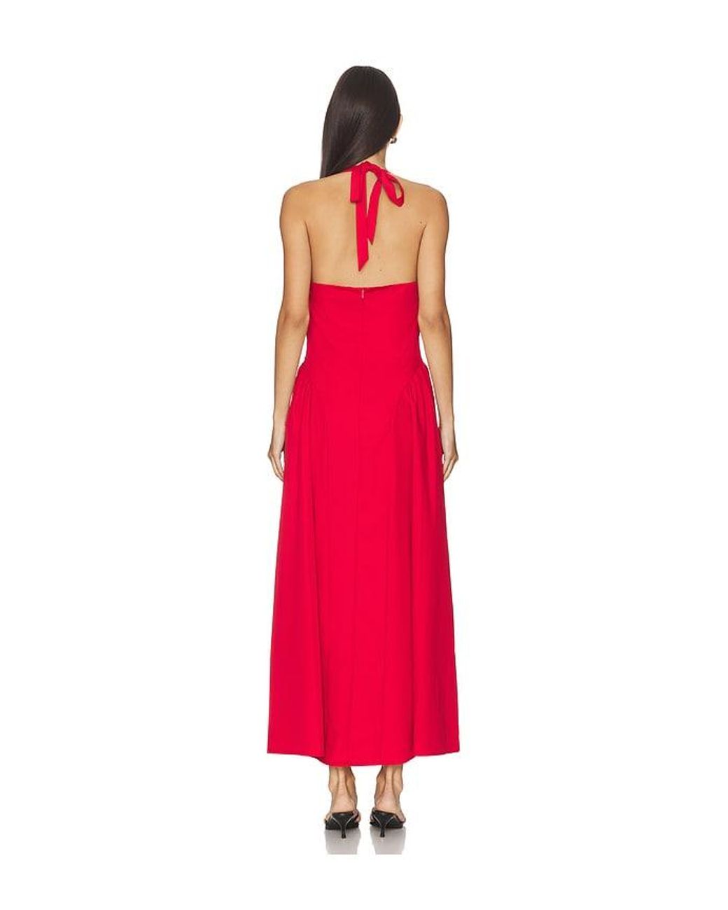 MORE TO COME Red Danniela Maxi Dress