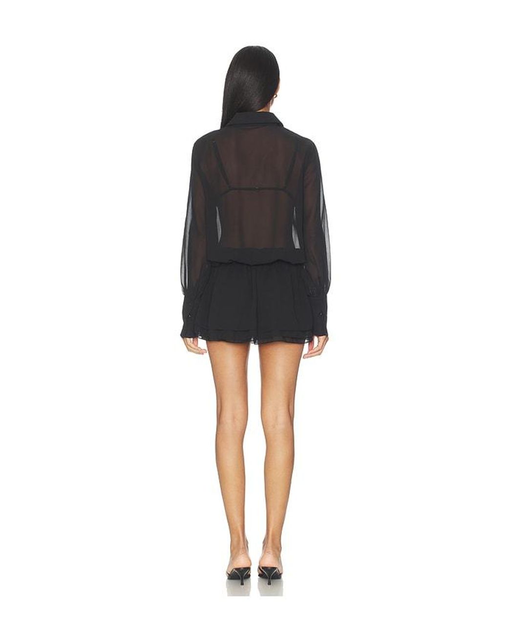 superdown Black Rileigh Mini Dress