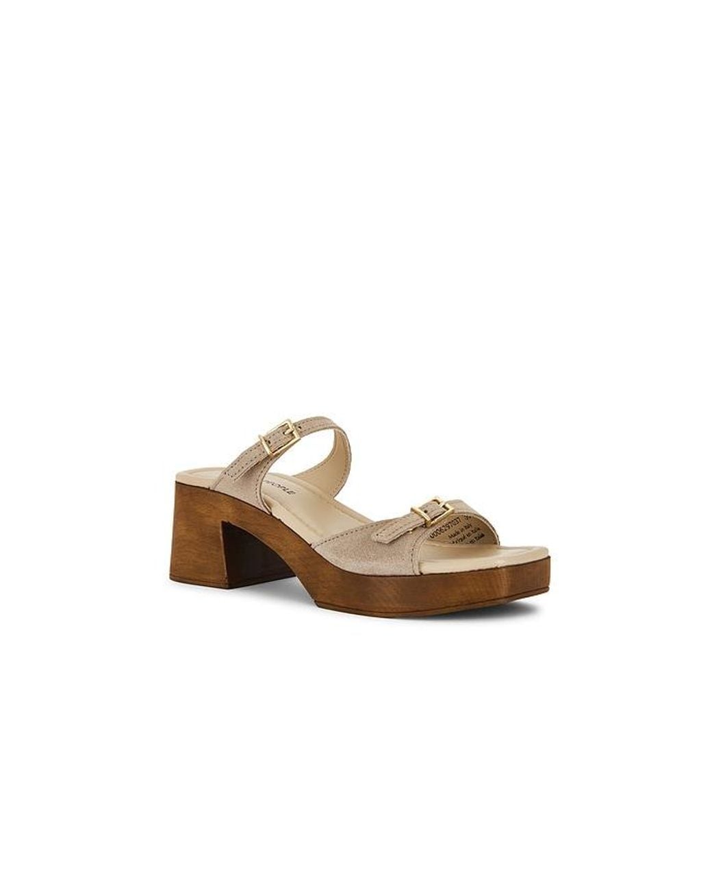 Free People Natural Beck Buckle Clog