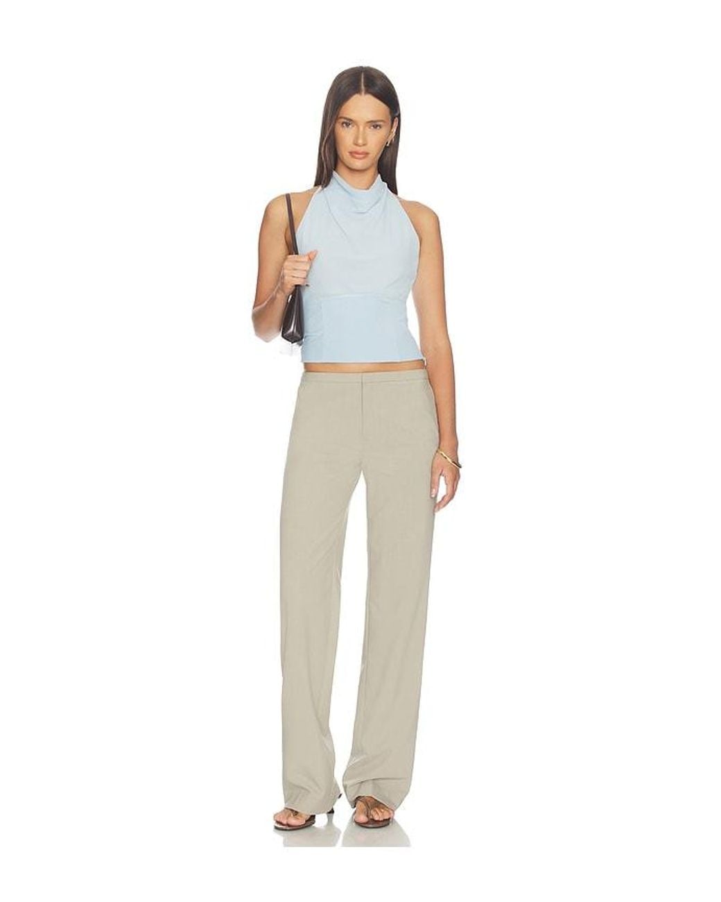 SOVERE Blue Ada Halter Top