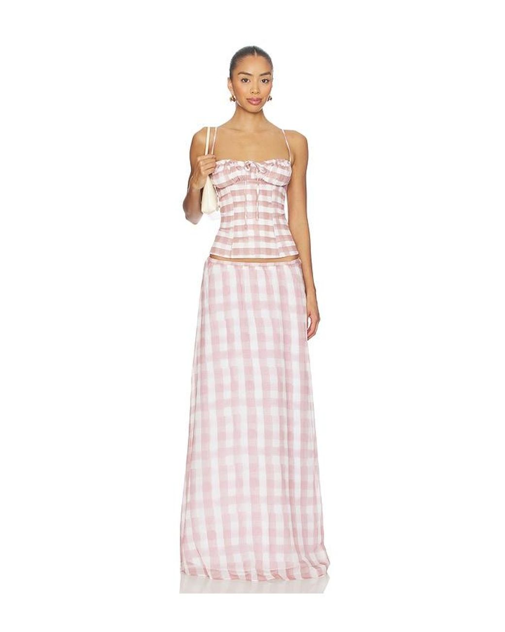 SNDY'S Pink Tallin Maxi Skirt