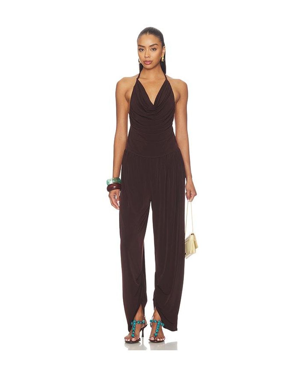 Lovers + Friends Brown Lupa Jumpsuit