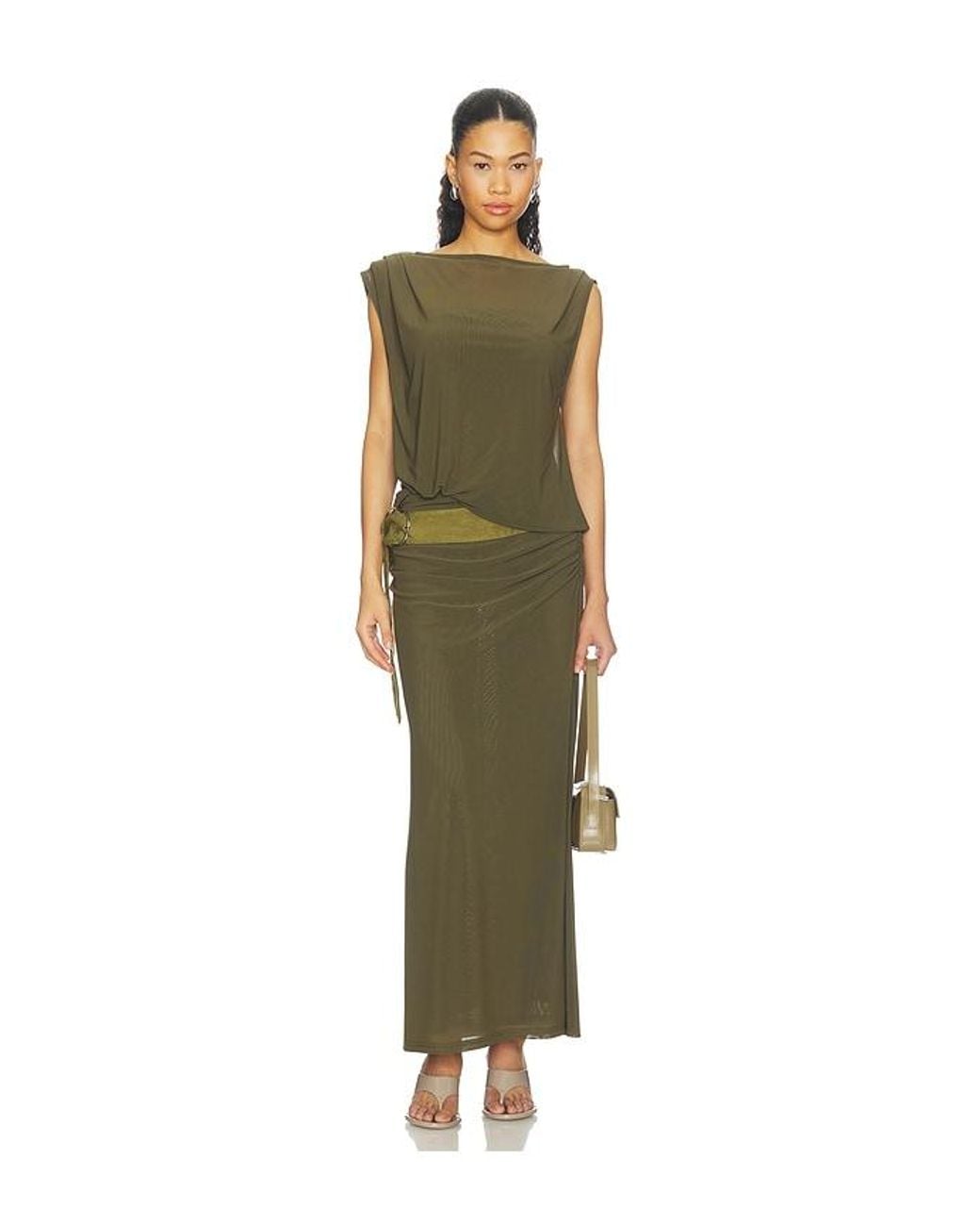 SOVERE Green Selen Dress