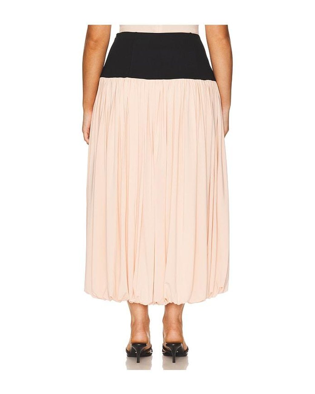 L'academie Black Reba Midi Skirt