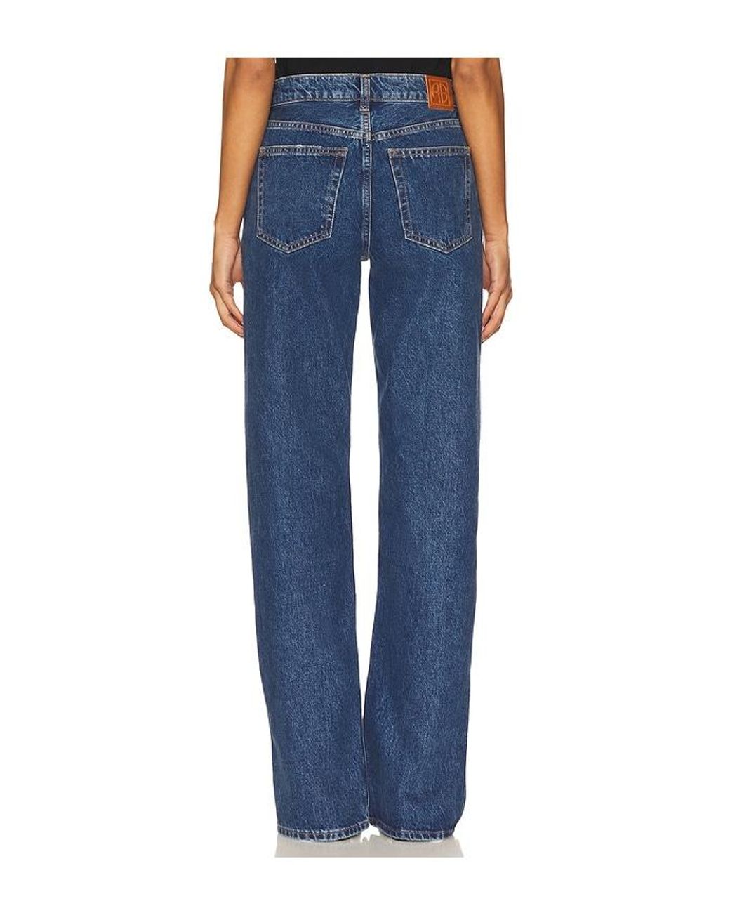 Anine Bing Blue Roy Wide Leg