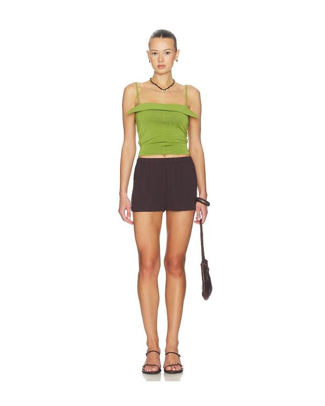 Amanda Uprichard Black X Revolve Mariko Shorts