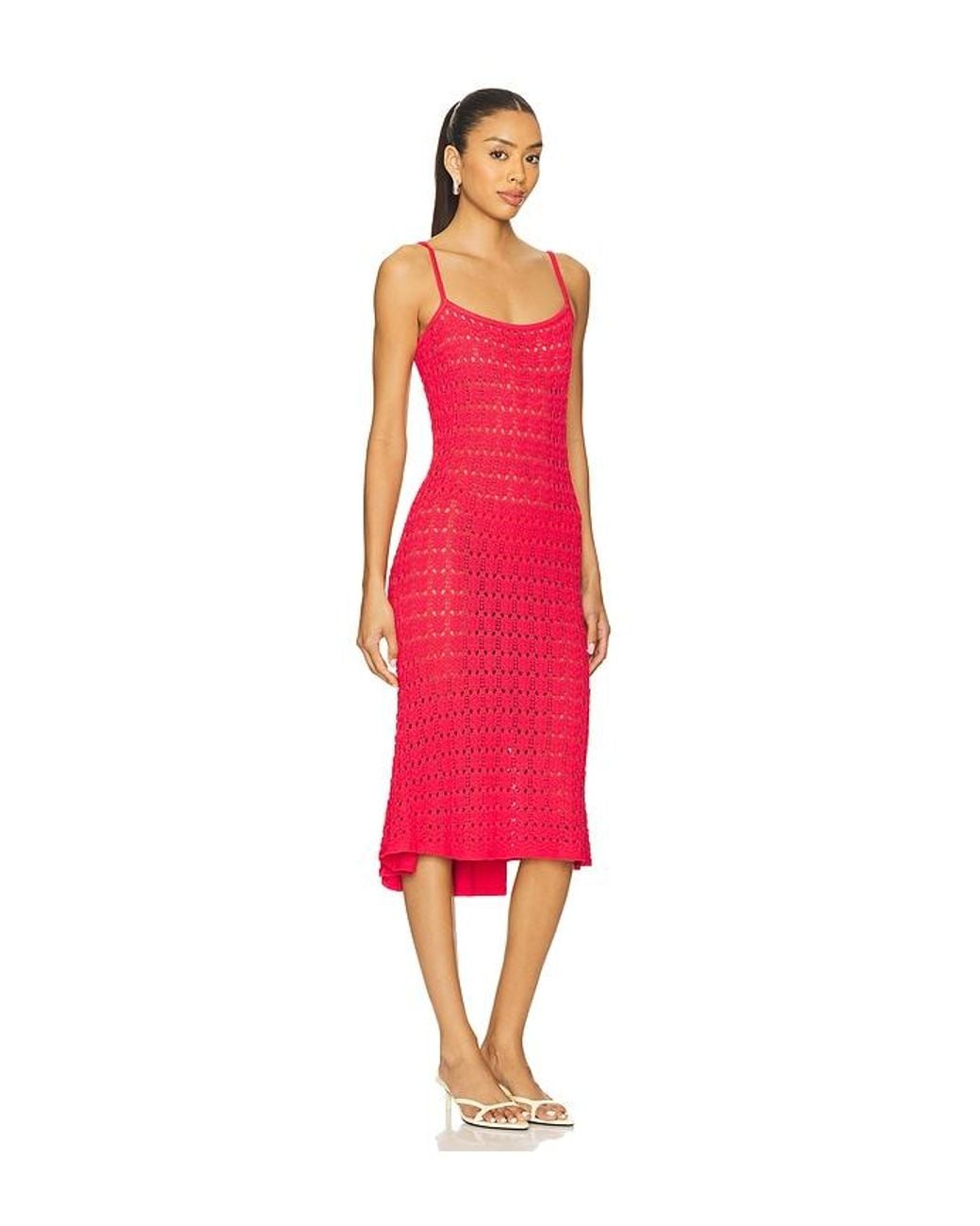 PQ Swim Red Peggy Dress