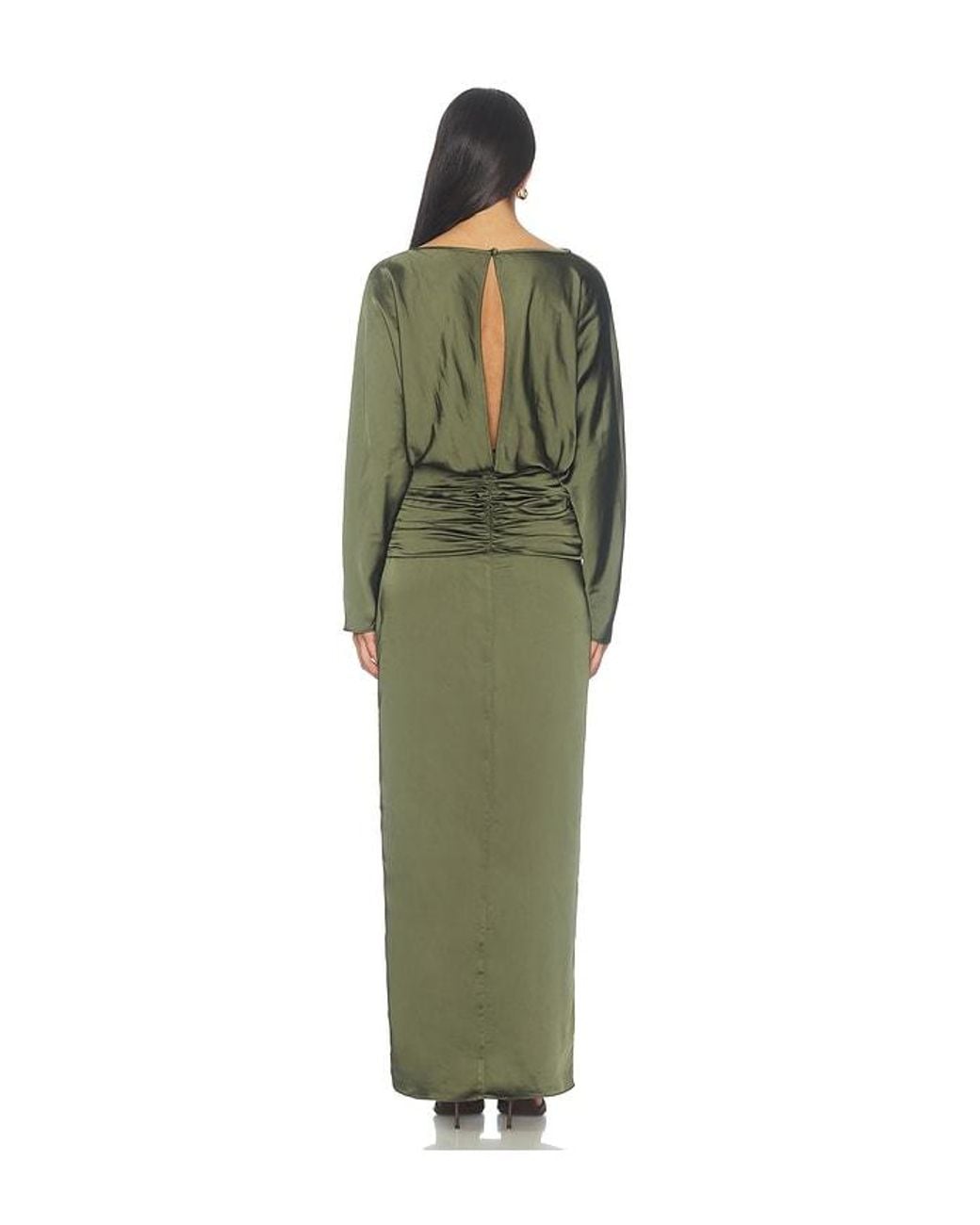 Lovers + Friends Green X Hannah Lizzy Raphaella Gown