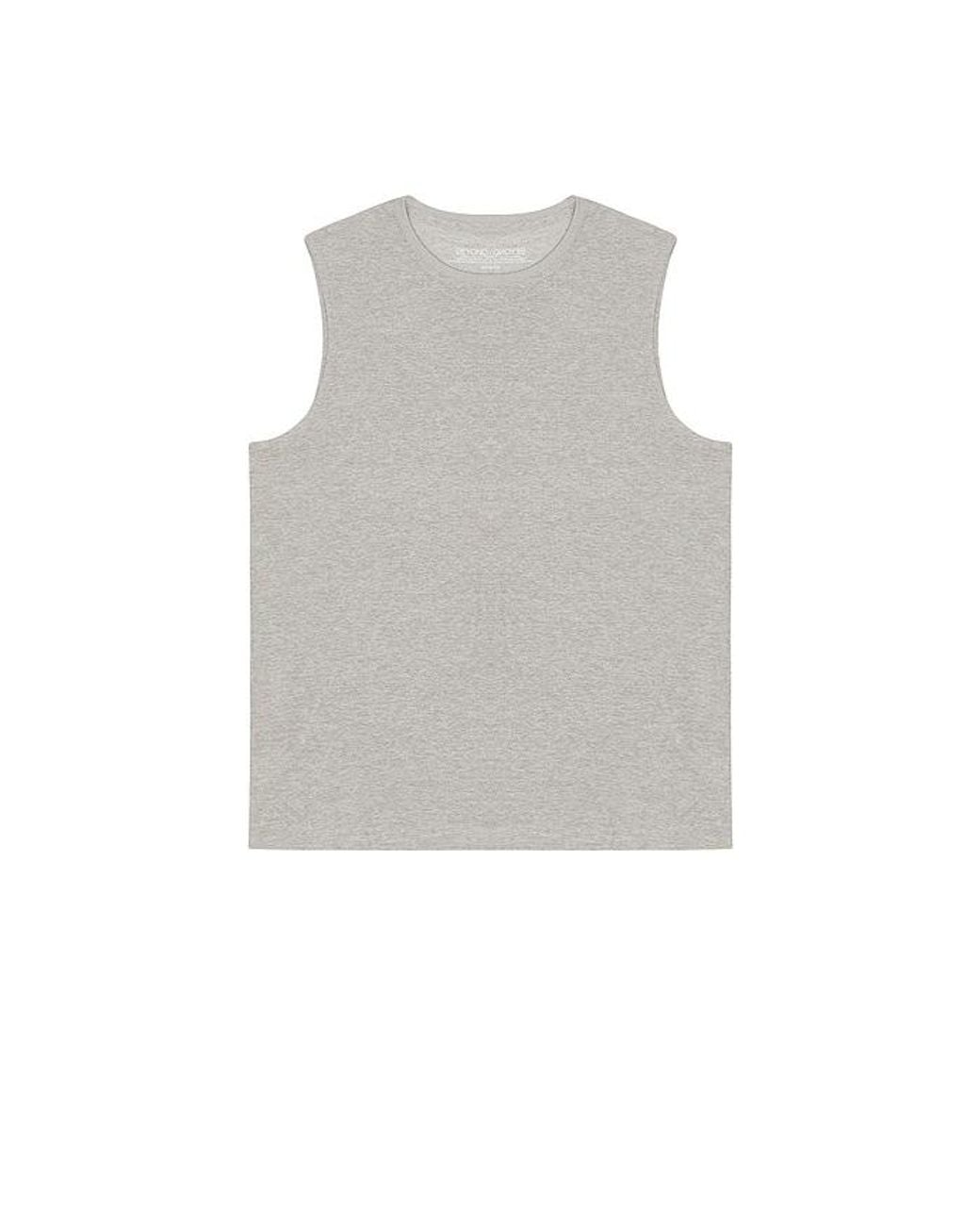Beyond Yoga Gray Featherweight Free Flo Muscle Tank for men