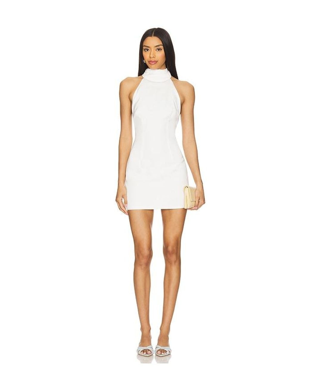 MORE TO COME White Natalia Mini Dress