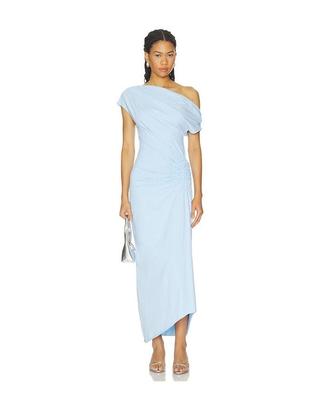SNDY'S Blue Olividae Maxi Dress