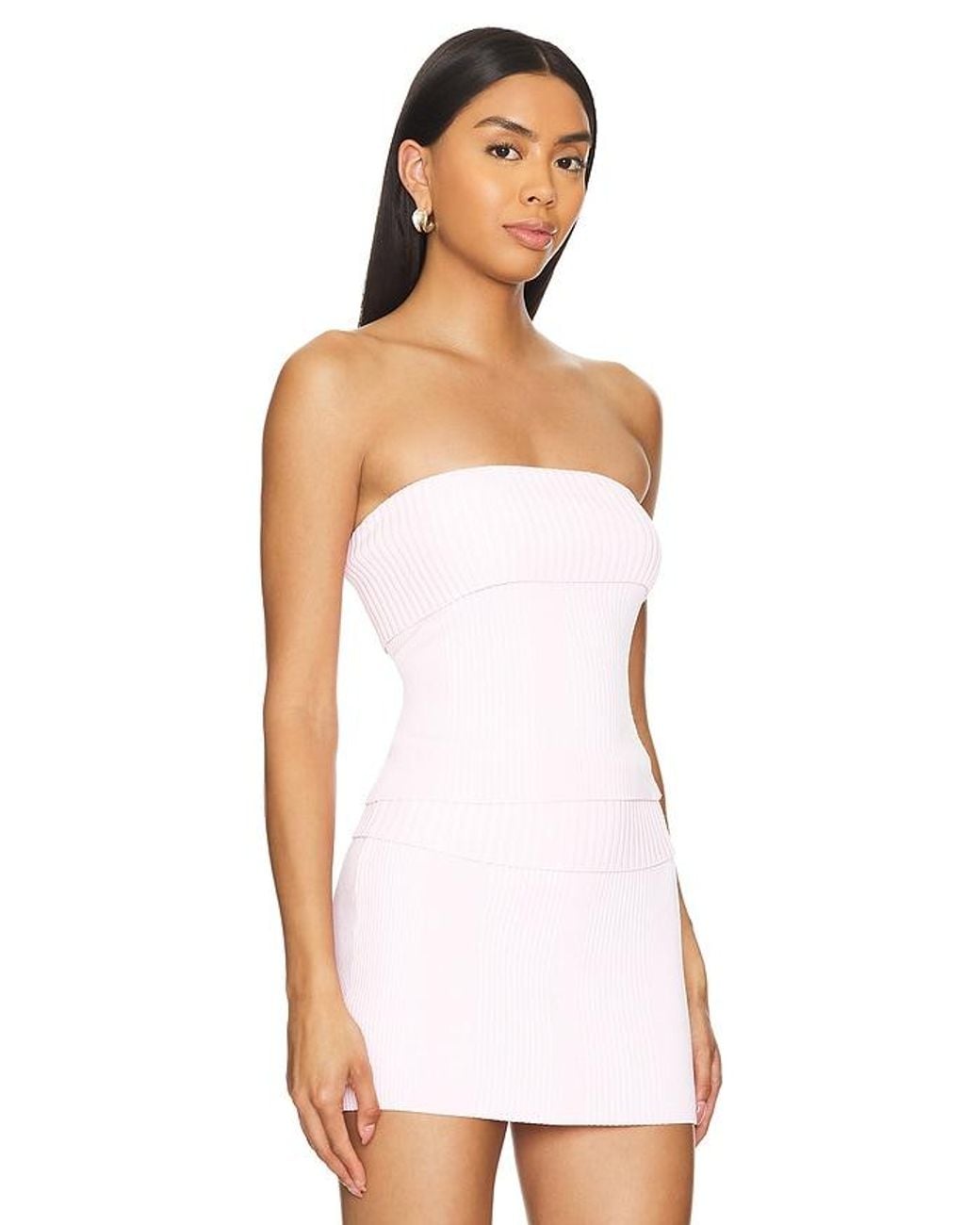 Lovers + Friends White Camil Tube Top