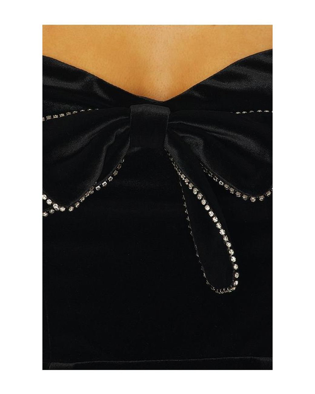 MORE TO COME Black Ginny Mini Dress