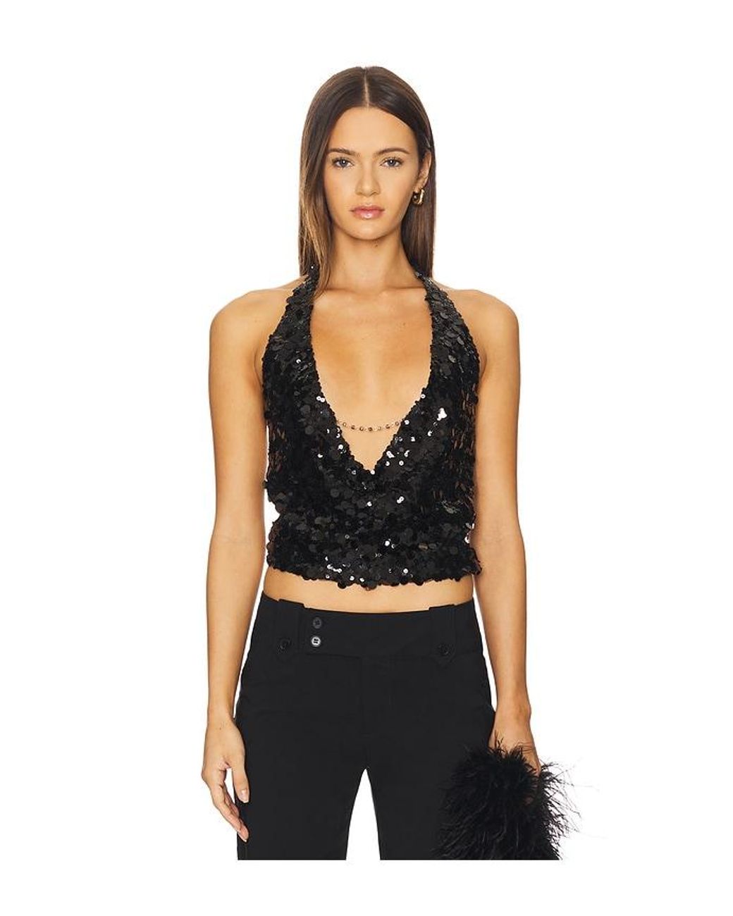 Tiger Mist Black Zana Top