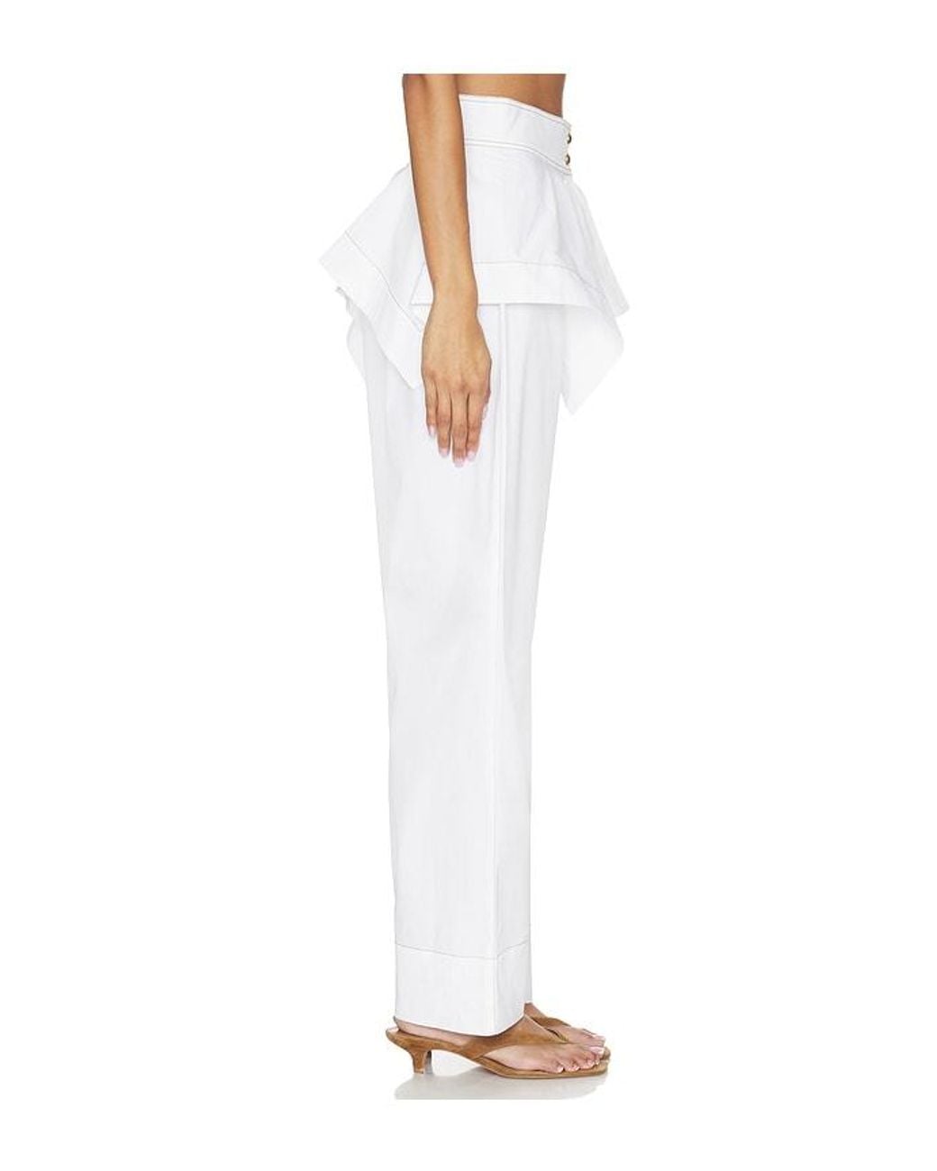 Amir Taghi White Marti Pant