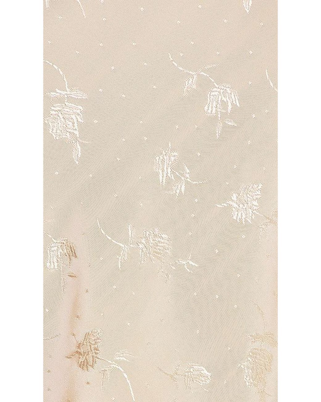 MORE TO COME Natural Gabrielle Mini Dress