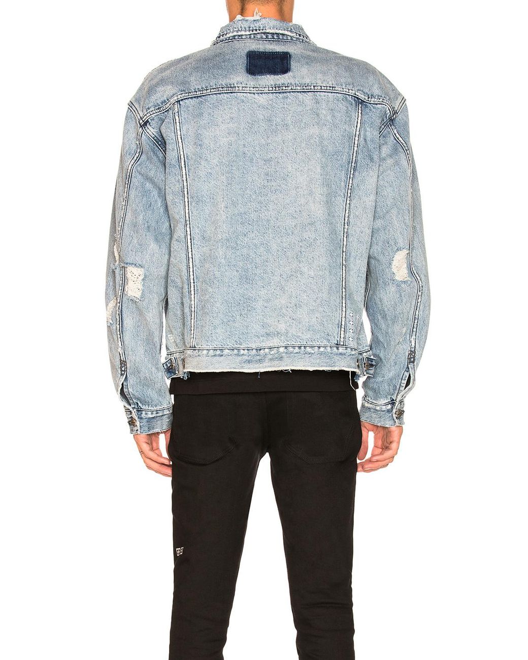 Travis Scott Oh G Ghosted Denim Jacket 