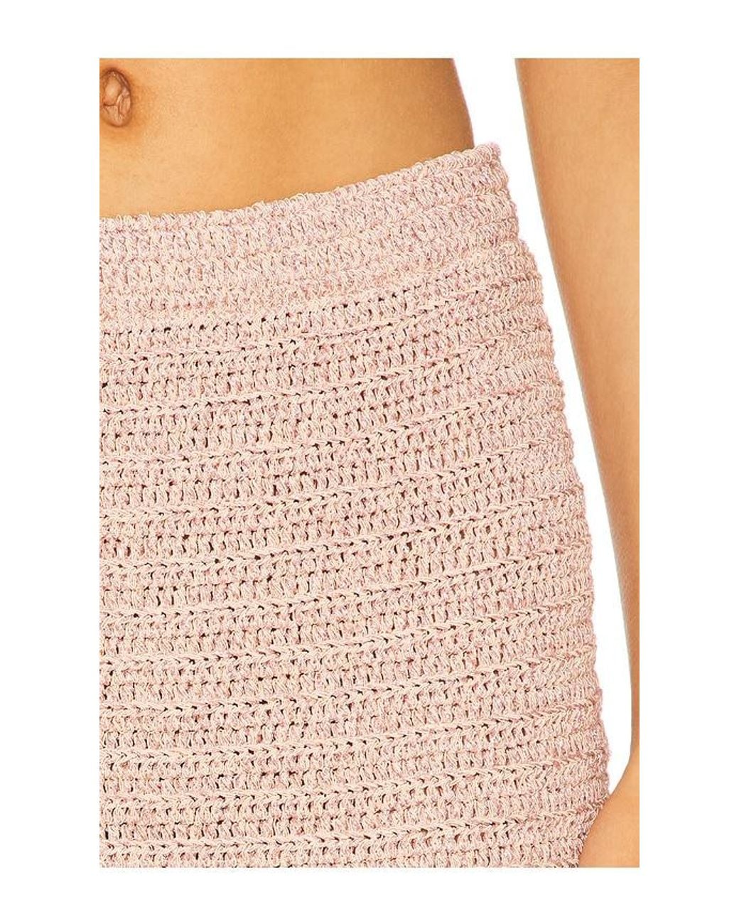 retroféte Multicolor Naida Crochet Skirt