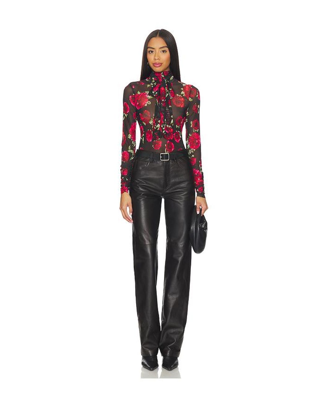 AFRM Red Julien Blouse