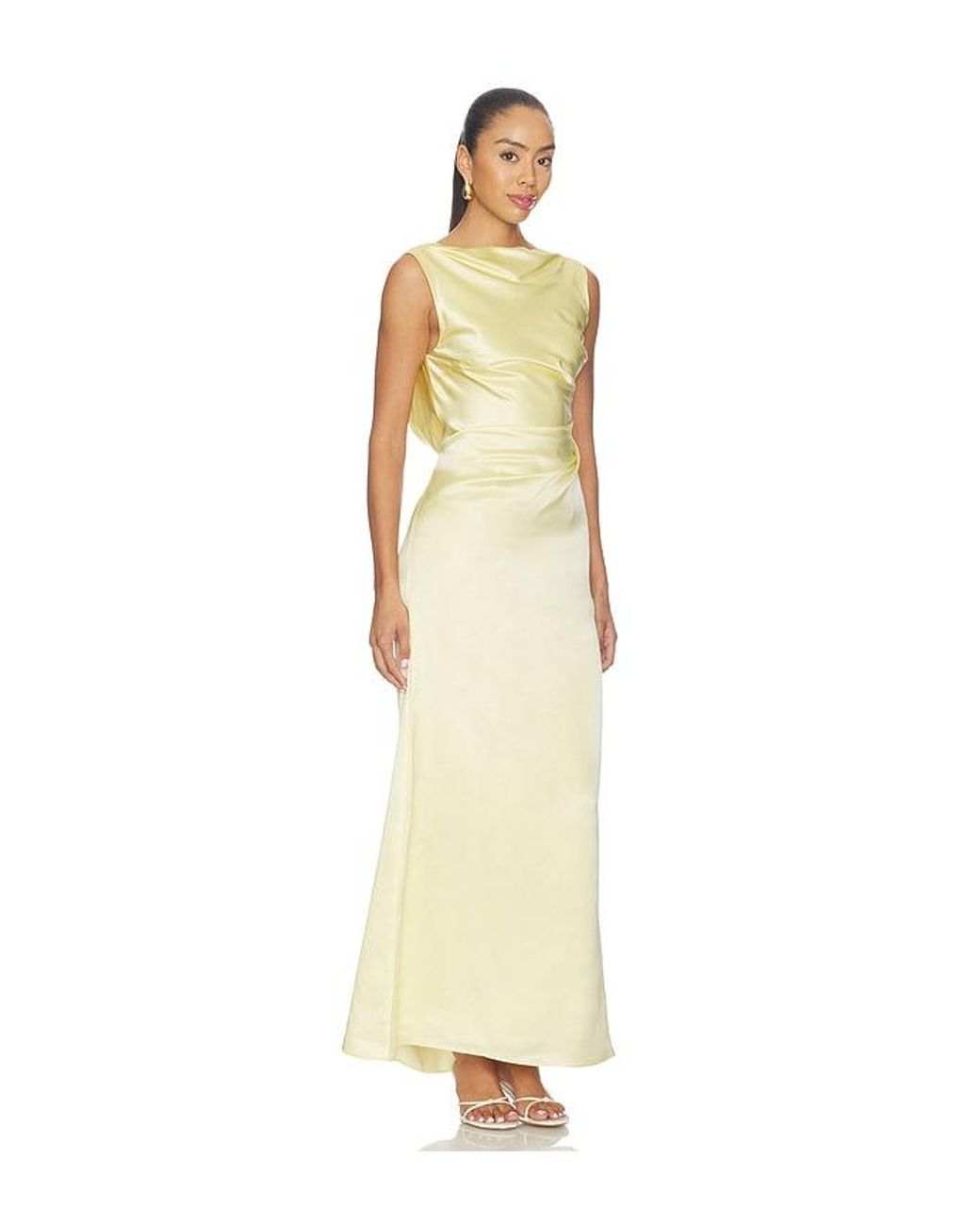 L'academie White 'Academie Estelle Silk Dress
