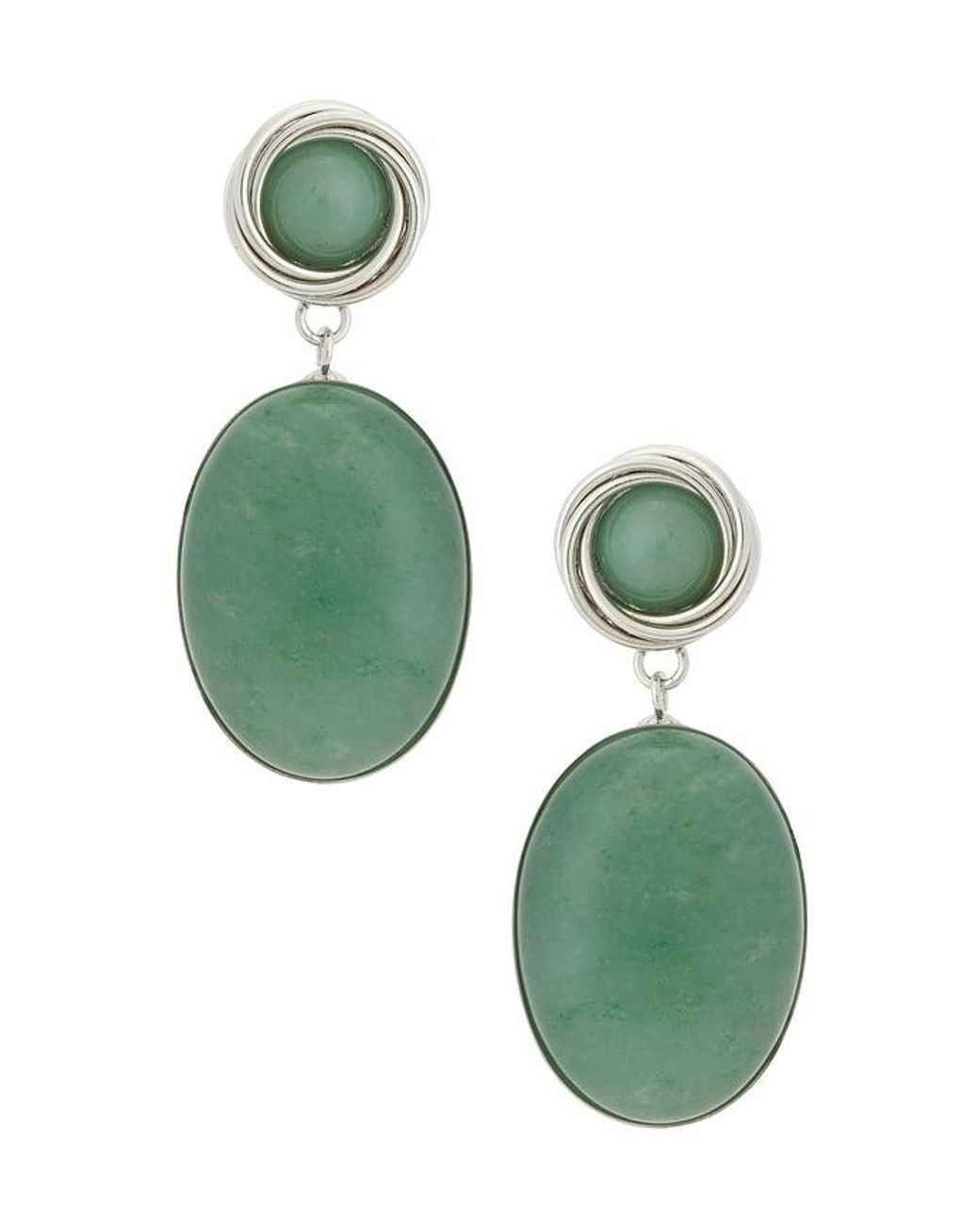 Jennifer Behr Green Ruthie Earrings