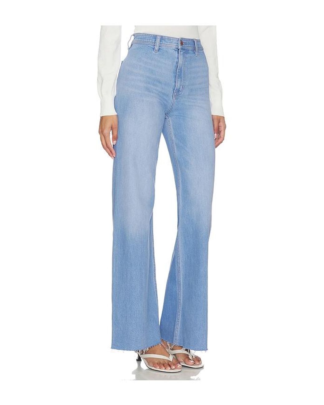 Pistola Blue Penny High Rise Wide Leg Jeans