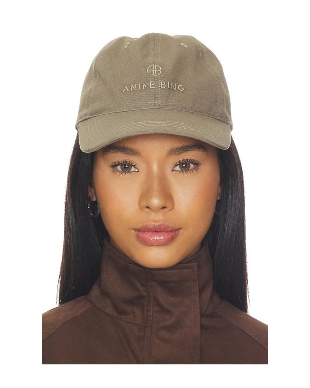 Anine Bing Natural Jeremy Baseball Cap