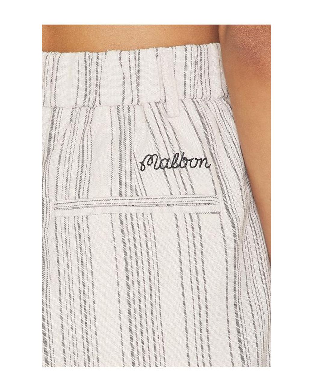 Malbon White Keily Short