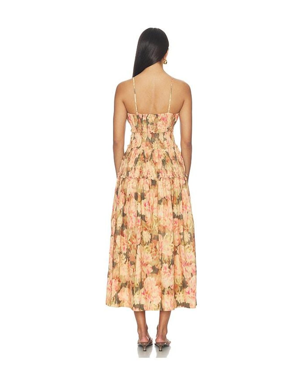 Juillet Metallic Amelia Midi Dress