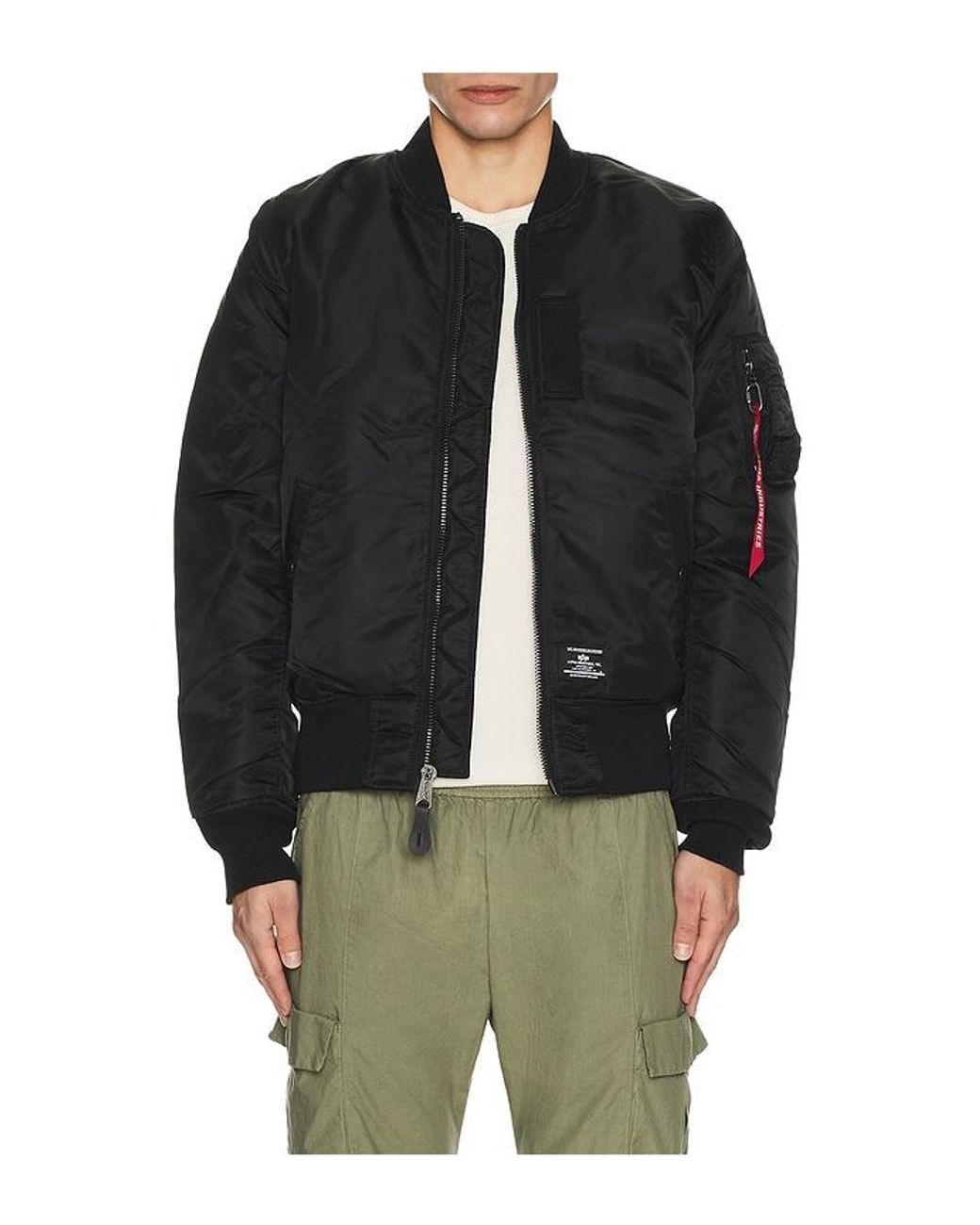 Chaqueta En Color Negro Talla (También En S, Xl/1X, Xs) Alpha Industries de hombre de color Black