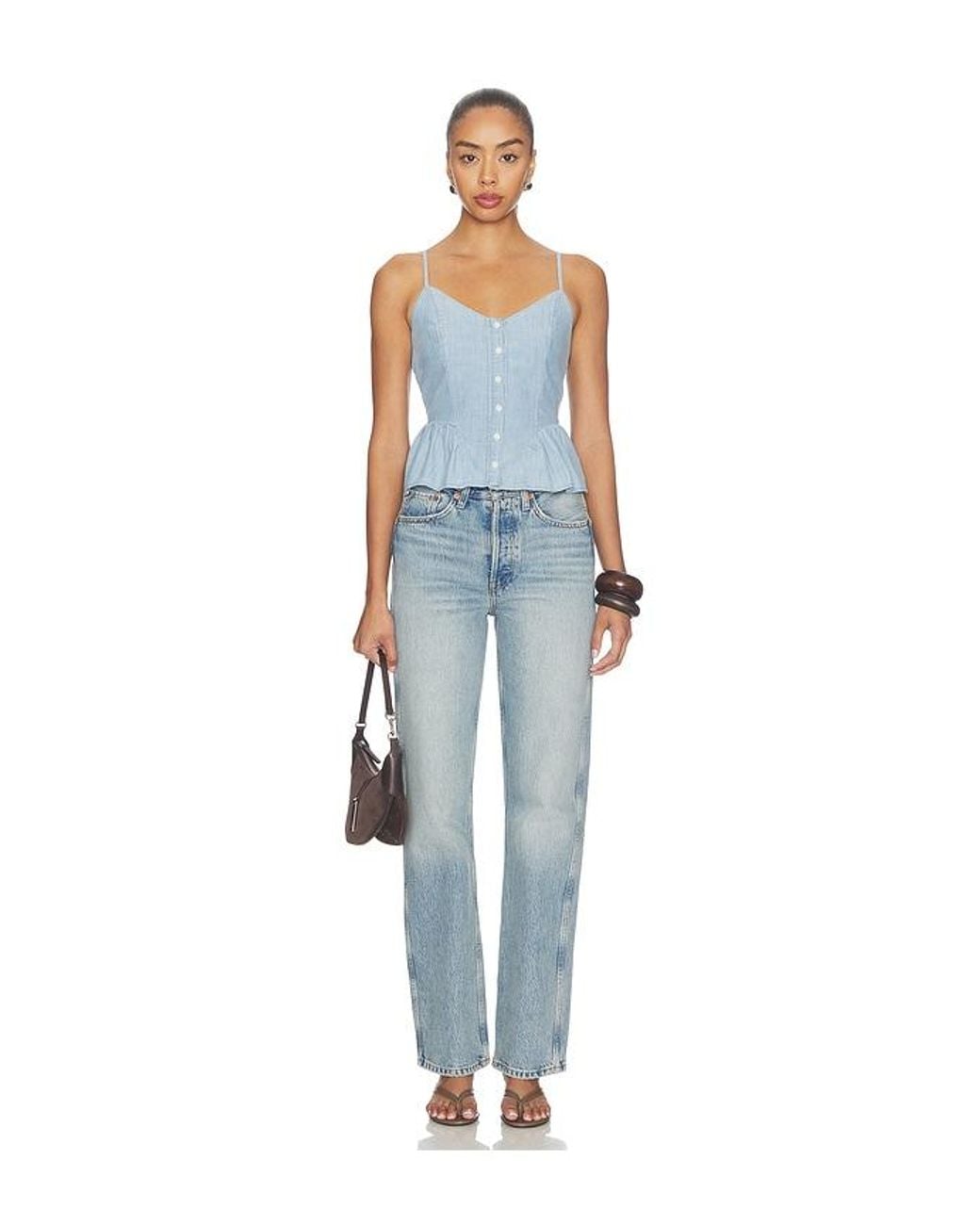Levi's Blue Monet Blouse
